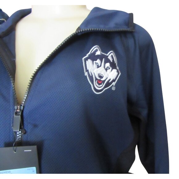 NWT Nike Womens UCONN Huskies Basketball Team Jacket M Blue Dri-FIT - Picture 3 of 6